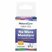 NaturalCare, Children's No More Monsters, снотворное для детей, с натуральным вкусом банана, 125 мини-таблеток