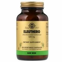 Solgar, Eleuthero, 520mg, 100 Veg Caps