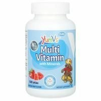 Yum-V's, Мультивитаминная формула с минералами, фруктовый вкус, 120 желатиновых медвежат