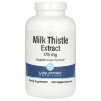 Lake Avenue Nutrition, экстракт расторопши, 175 мг, 240 растительных капсул