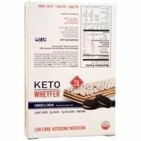 Convenient Nutrition, Печенье и сливки Keto Wheyfer батончик 10 батончиков
