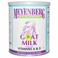 Meyenberg Goat Milk, Meyenberg Goat Milk, Обезжиренное сухое козье молоко, 12 унций (340 г