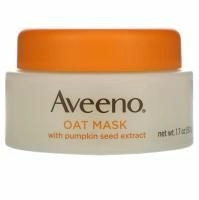 Aveeno, овсяная косметическая маска с экстрактом тыквенных семечек, успокаивающая, 50 г (1,7 унции)