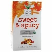 Good Earth Teas, Органический сладкий и пряный чай без кофеина 18 шт.