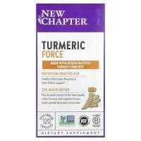 New Chapter, Растительные капсулы Turmeric Force, 120 шт.