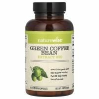 NatureWise, Экстракт зеленых кофейных зерен, 800 мг, 60 вегетарианских капсул