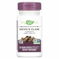Nature's Way, Стандартизованный дьявольский коготь, 90 вегетарианских капсул