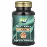 Nature's Way, Gluten Defense, целевые пищеварительные ферменты, 120 капсул в растительной оболочке