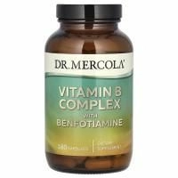 Dr. Mercola, Комплекс витаминов группы B с бенфотиамином, 180 капсул