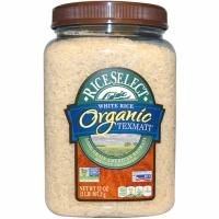 RiceSelect, Органический белый рис тексмати, длиннозерный американский басмати, 32 унции (907,2 г)
