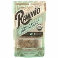 Rawmio, Проросший миндаль в шоколаде, 56,7 г (2 унции)