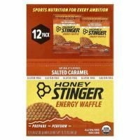 Honey Stinger, Energy Waffle, соленая карамель, 12 вафель по 30 г (1,06 унции)