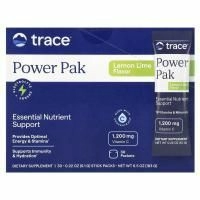 Trace Minerals Research, Electrolyte Stamina, Power Pak, вкус лимон-лайм, 30 пакетиков по 4.9 г каждый