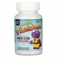 Vitables, детская жевательная добавка для укрепления иммунитета, со вкусом ягод 90 вегетарианских таблеток