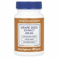 The Vitamin Shoppe, Экстракт виноградных косточек, 200 мг, 60 капсул