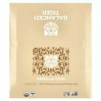 Balanced Tiger, протеиновый батончик, со вкусом ванильного чая, 12 батончиков по 44 г (1,55 унции)