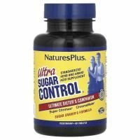 Nature's Plus, Пищевая добавка «Ультра контроль сахара», лучший спутник диетчика, 60 таблеток