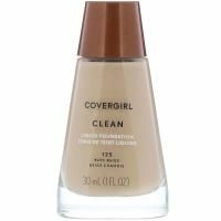 Covergirl, Clean, жидкая тональная основа, оттенок 125 «Желтовато-бежевый», 30 мл (1 жидк. унция)
