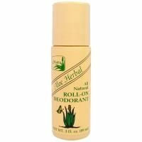 Alvera, Aloe Herbal All Natural Roll-On Deodorant, 3 жидких унций (89 мл)