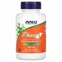 Now Foods, Нейтрализатор крахмала Phase 2, 2500 мг, 120 растительных капсул