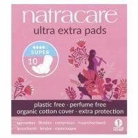Natracare, Органические и натуральные прокладки Ultra Extra, супер, 10 прокладок