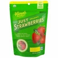 Karen's Naturals, Органическая высушенная клубника, 1.2 унций (34 г)