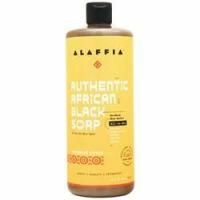 Alaffia, Аутентичное Африканское Черное мыло Мандарин Цитрусовый 32 жидких унции