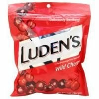 Luden's, Пектиновая пастилка/Пероральное смягчающее средство Дикая вишня 90 капель