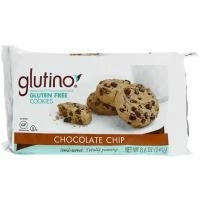 Glutino, Печенье без глютена, Шоколадная крошка, 8,6 унц. (245 г)