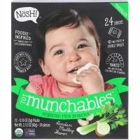 NosH!, Tot Munchables, органические рисовые закуски, со вкусом садовой смеси, 12 упаковок по 0,18 унции (5 г) каждая