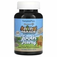 Nature's Plus, Source of Life, Animal Parade, Tooth Fairy, Детские жевательные таблетки, натуральный вкус ванили, 90 таблеток в форме животных