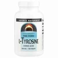 Source Naturals, L-Тирозин, 500 мг, 100 таблеток