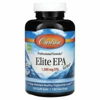 Carlson Labs, Elite EPA Gems, 1000 мг, 120 капсул