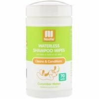 Nootie, Waterless Shampoo Wipes, Cucumber Melon, 70 Wipes