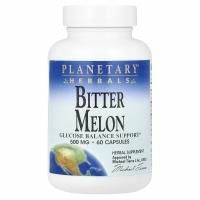 Planetary Herbals, Горькая дыня, поддержка баланса глюкозы, 500 мг, 60 капсул