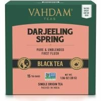 Vahdam Teas, черный чай, Дарджилинг, 15 чайных пакетиков, 30 г (1,06 унции)