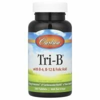 Carlson Labs, Tri-B, комплекс витамина B, 360 таблеток