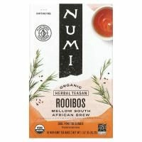 Numi Tea, Органические чаи, Herbal Teasan, ройбуш, без кофеина, 18 чайных пакетиков, 1,52 унц. (43,2 г)