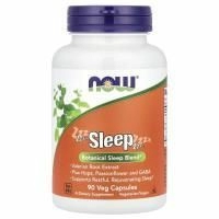 Now Foods, Sleep, растительный снотворный сбор, 90 вегетарианских капсул