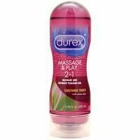 Durex, Смазка для массажа и игр 2 в 1 6,76 жидких унций