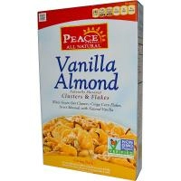 Peace Cereal, кусочки и хлопья, ваниль и миндаль, 11 унций (312 г)
