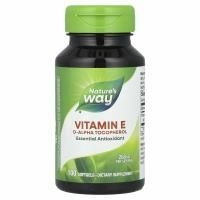 Nature's Way, Витамин E, 400 МЕ, 100 жидких гелевых капсул