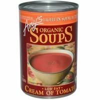 Amy's, Органический обезжиренный томатный крем-суп, с низким содержанием натрия, 14,5 унций (411 г)