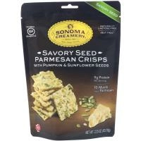 Sonoma Creamery, Пармезановые крекеры с пряными семенами, 2,25 унций (63,78 г)