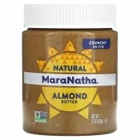MaraNatha, Миндальное масло, Хрустящее, 12 унц. (340 г)