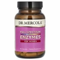 Dr. Mercola, ферменты полного спектра для женщин, 90 капсул
