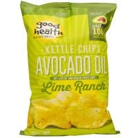 Good Health Natural Foods, Чипсы Kettle, масло авокадо, заправка из лайма, 5 унций (141,7 г)