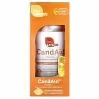 Zahler, CandAid, с пробиотиками, 60 капсул с медленным высвобождением