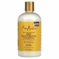 SheaMoisture, Глубоко увлажняющий шампунь, для вьющихся и кудрявых волос, необработанное масло ши, 384 мл (13 жидк. унц.)
