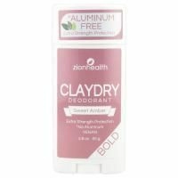 Zion Health, Дезодорант ClayDry, смелый, ароматный янтарь, 2,8 унц. (80 г)